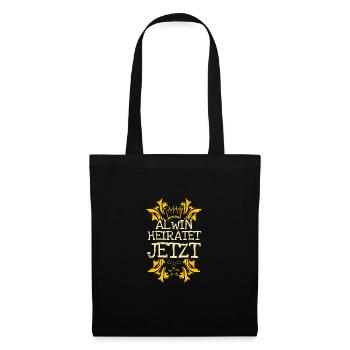 Bachelor Alwin - Tote Bag - black - Front