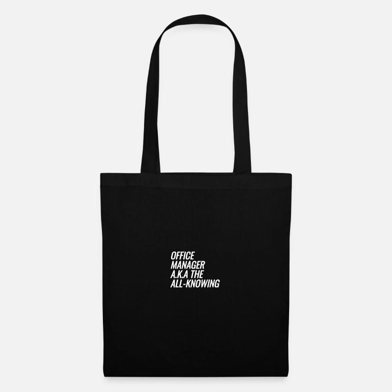 Office-Manager - Stoffbeutel - Schwarz