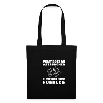 Le don de scientifique de Hubble - Sac en tissu - noir - Devant