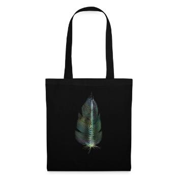 colored feather - Tote Bag - black - Front