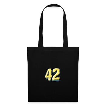 42 Number Comic - Tote Bag - black - Front