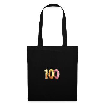 100 Number Comic - Tote Bag - black - Front