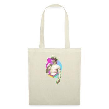 Michel-Ange David Statue Moderne Urbain Cadeau - Sac en tissu - nature - Devant