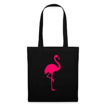 Pink Flamingo - Tote Bag - black - Front