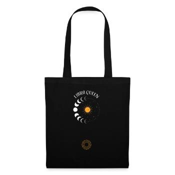 Reine Balance - Astrologie - Sac en tissu - noir - Devant
