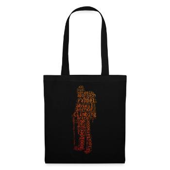 Grimpeur d’escalade Grimpeur d’escalade Hommes - Sac en tissu - noir - Devant