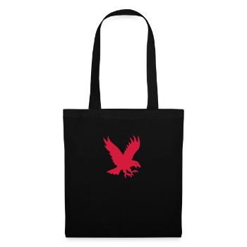 eagle bird of prey predator wild wings feather - Tote Bag - black - Front