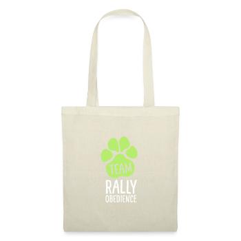 Team Rally Obedience - Patte canine - Sport canin - Sac en tissu - nature - Devant
