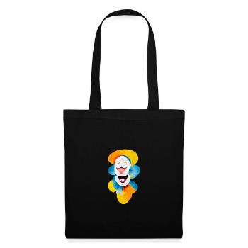 Clown Abstrait - Sac en tissu - noir - Devant