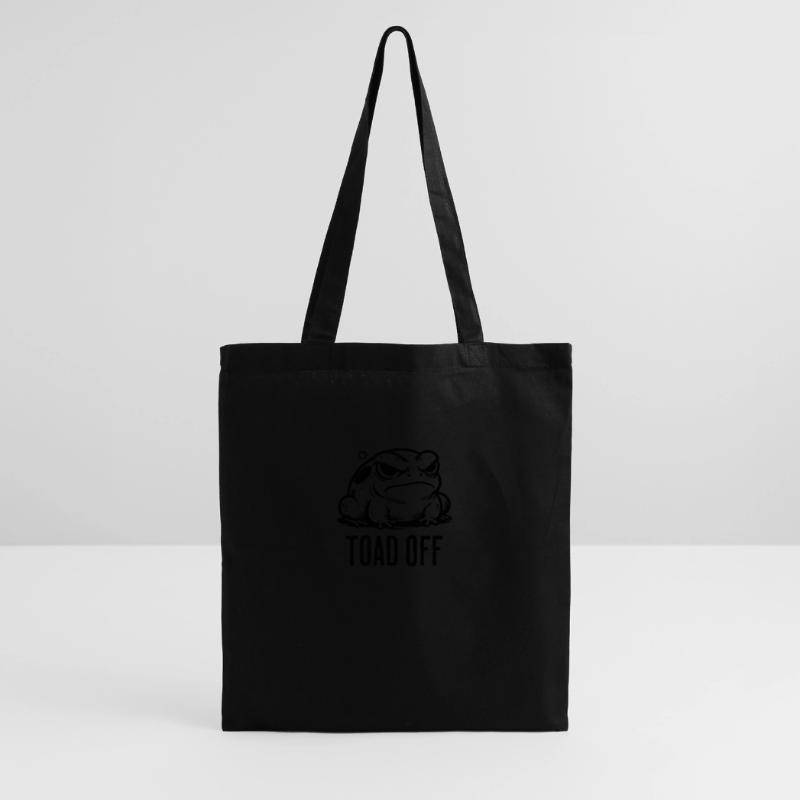Vintage Frog Toad Meme Grumpy Frog Don't Toad Me Tote Bag