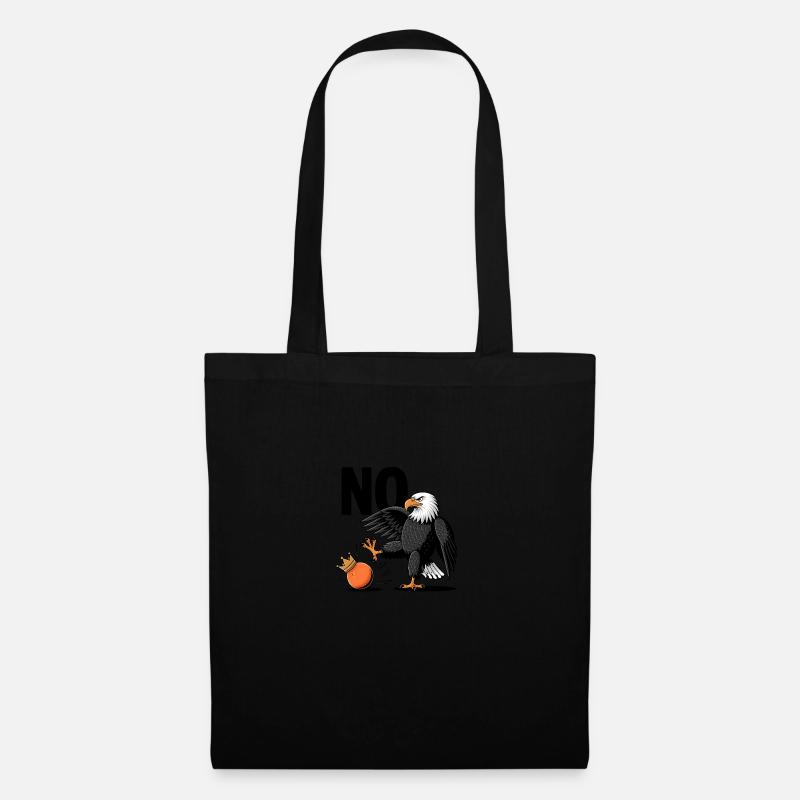 No Kings In America Eagle Orange - Stoffbeutel - Schwarz
