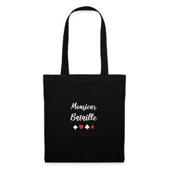 Bataille - Sac en tissu - noir - Devant
