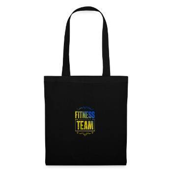 Fitness Crew - Stoffbeutel - Schwarz - Vorne