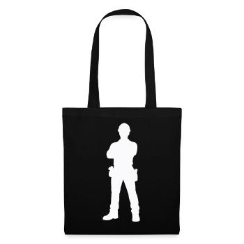 Construction Worker Construction Silhouette - Tote Bag - black - Front