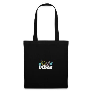 good_vibes - Stoffbeutel - Schwarz - Vorne