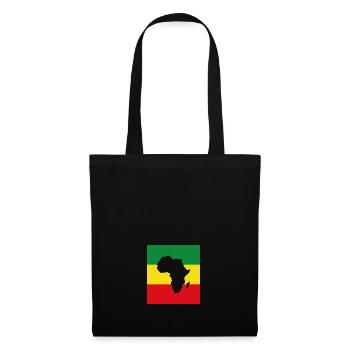 Afrique, Afrique - Sac en tissu - noir - Devant