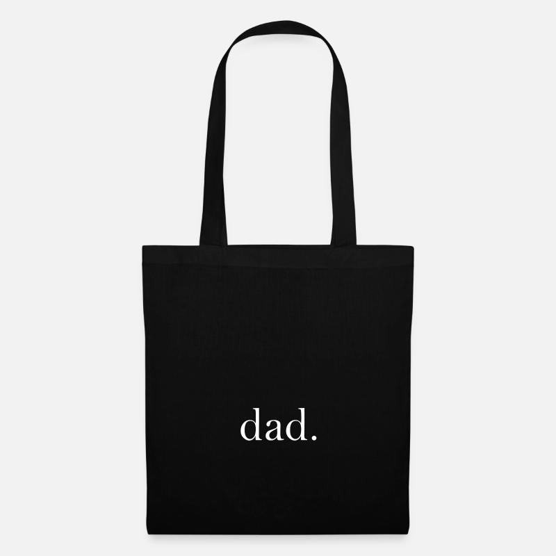 dad - Stoffbeutel - Schwarz