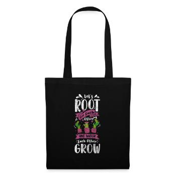 Épines de cactus d’été - Sac en tissu - noir - Devant