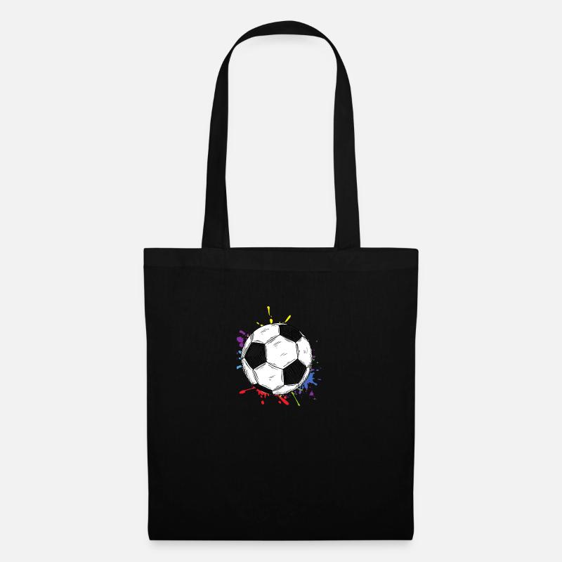 Fußball - Stoffbeutel - Schwarz