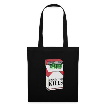 Capitalism kills - Tote Bag - black - Front