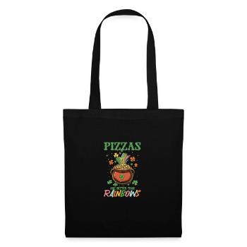 Les pizzas de la Saint-Patrick sont meilleures que les arcs-en-ciel - Sac en tissu - noir - Devant