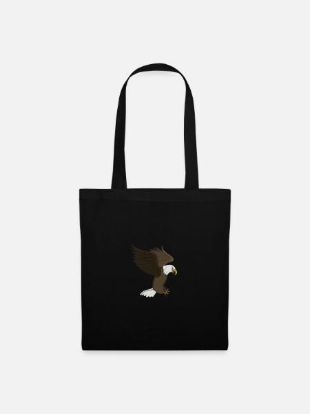 Weißkopfseeadler - Stoffbeutel - Schwarz