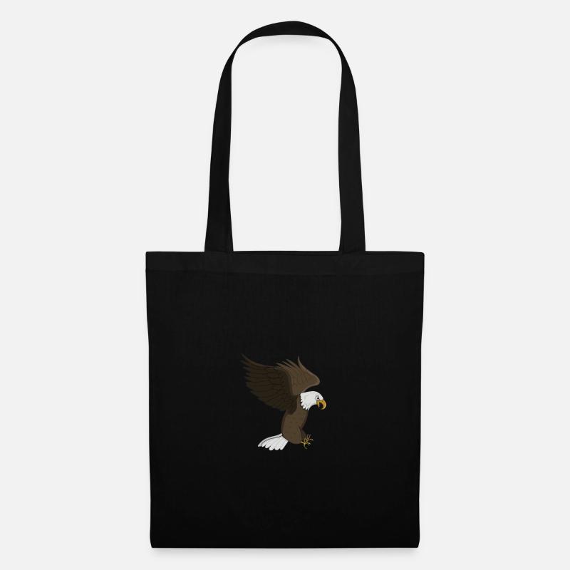 Weißkopfseeadler - Stoffbeutel - Schwarz