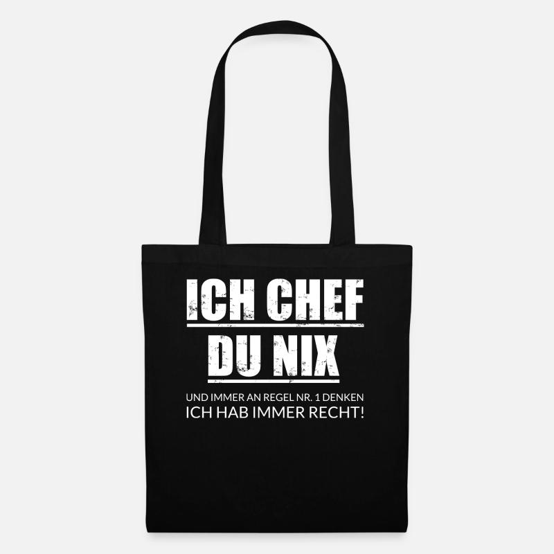 Chef - Stoffbeutel - Schwarz