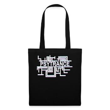 Psytrance optics - Tote Bag - black - Front