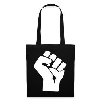 poing - Sac en tissu - noir - Devant