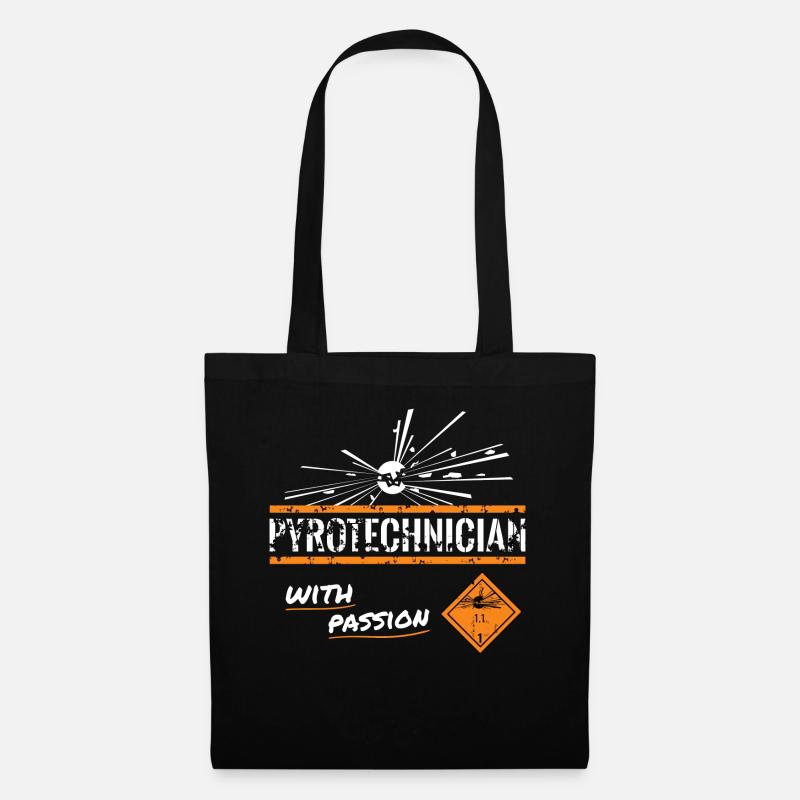 Pyrotechnicien passionné - Sac en tissu - noir