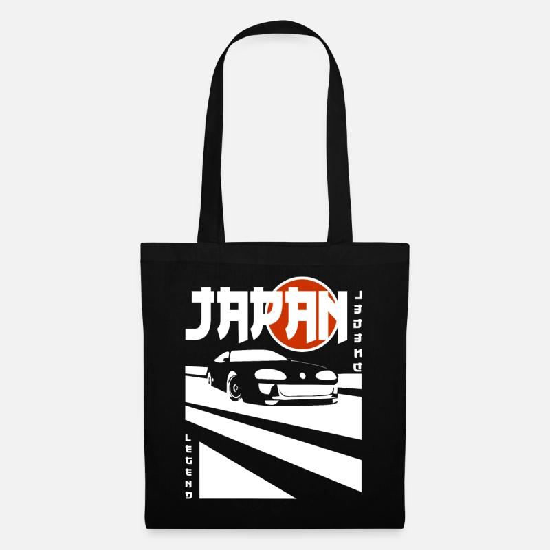 Japan Legend – JDM Auto Power - Stoffbeutel - Schwarz
