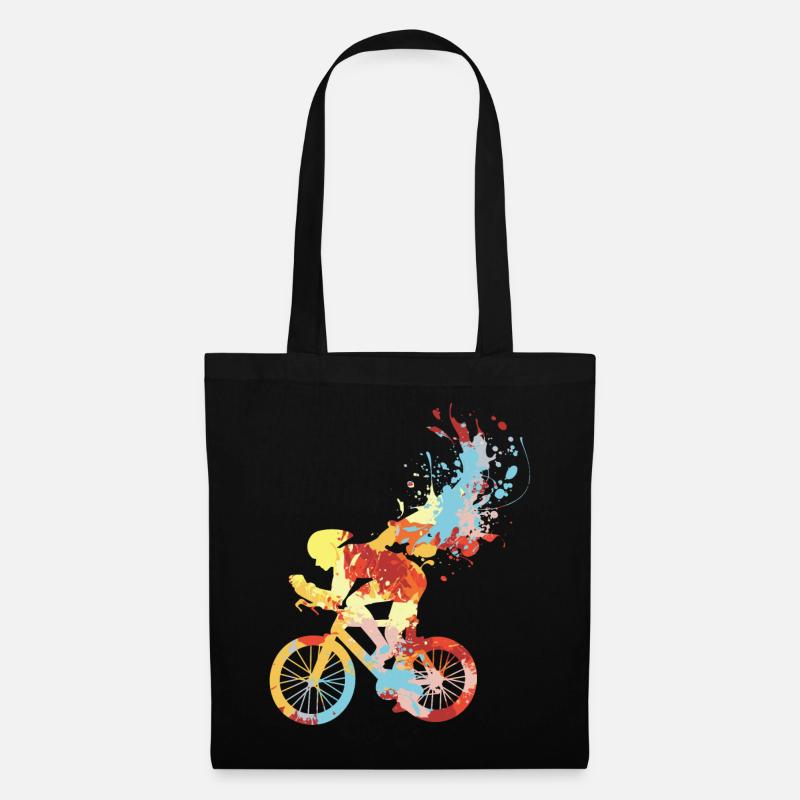 Rennrad Radsport - Stoffbeutel - Schwarz