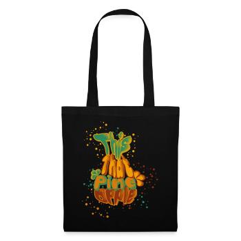 Ce que l’ananas - Sac en tissu - noir - Devant