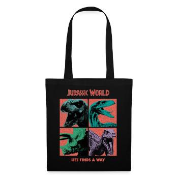 Jurassic World Life Finds A Way - Stoffbeutel - Schwarz - Vorne