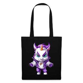 Grim Unicorn Design - Mystical Magic - Sac en tissu - noir - Devant