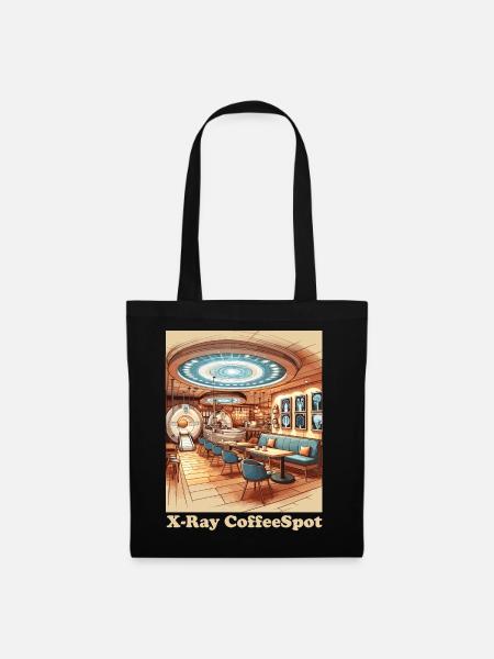 Cafe Radiologie Medizinische Kunst Barista Manip Radio - Stoffbeutel - Schwarz