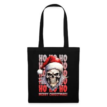 Christmas Skull Skull Horror Creepy - Tote Bag - black - Front
