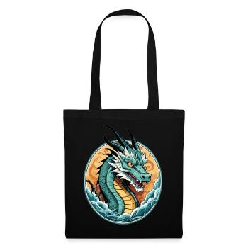 See Drachen - Stoffbeutel - Schwarz - Vorne
