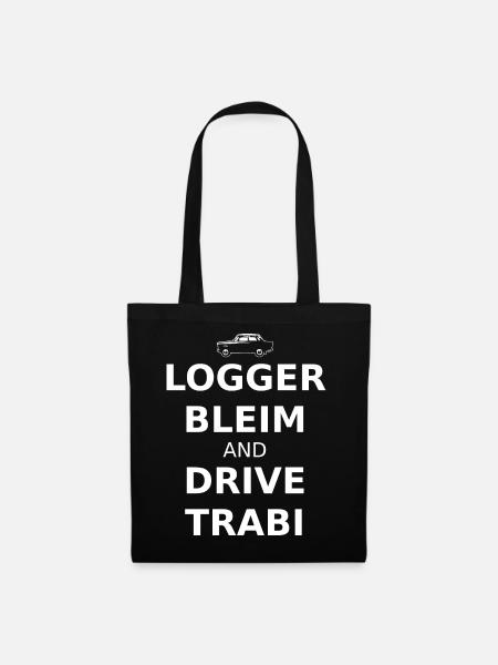 Trabi / Oldtimer Spruch - Stoffbeutel - Schwarz