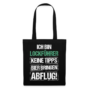 I'm a decoy guide - bring beer and take off - Tote Bag - black - Front