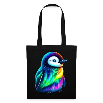 Manchot aurore boréale - Sac en tissu - noir - Devant