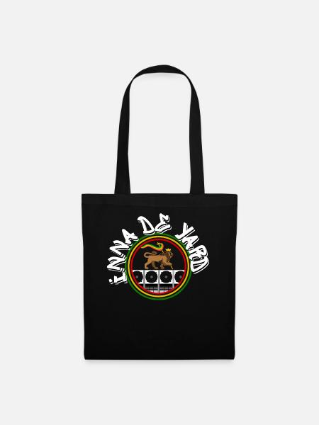 Lion du système de musique reggae - Sac en tissu - noir