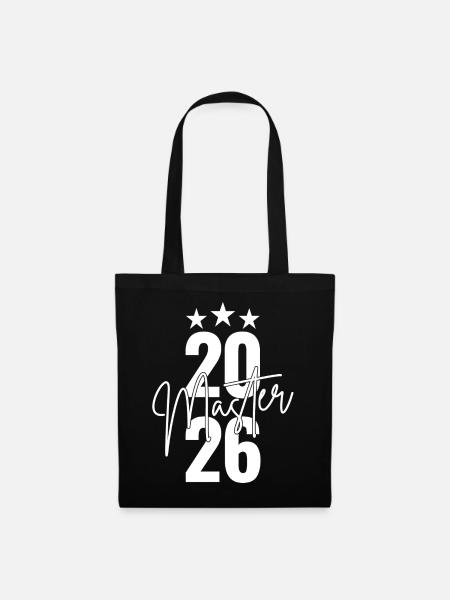 Master 2026 - Sac en tissu - noir