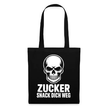 Sugar Skull Snack You Away - Tote Bag - black - Front