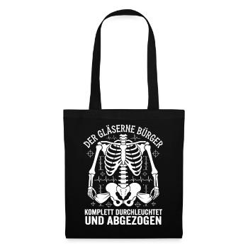 The Transparent Citizen X-rayed and Peeled Off - Tote Bag - black - Front