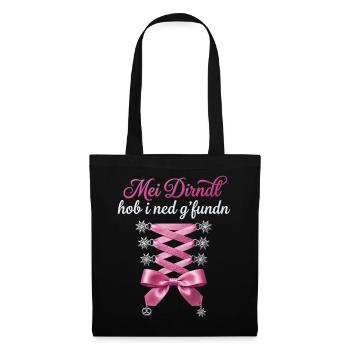 Trachtenshirt Damen Trachten T-Shirt Dirndl Outfit - Tote Bag - black - Front