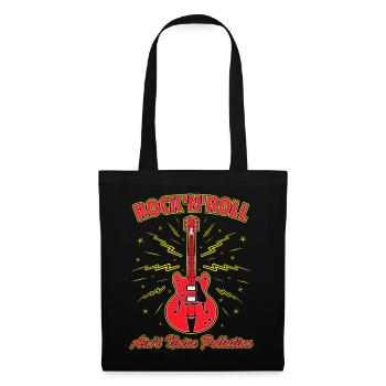 Rock 'n' Roll ist keine Lärmbelastung - Stoffbeutel - Schwarz - Vorne