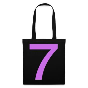 7 - Stoffbeutel - Schwarz - Vorne