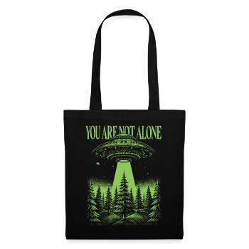 Randonnée - Vous n’êtes pas seul - Alien - Sac en tissu - noir - Devant